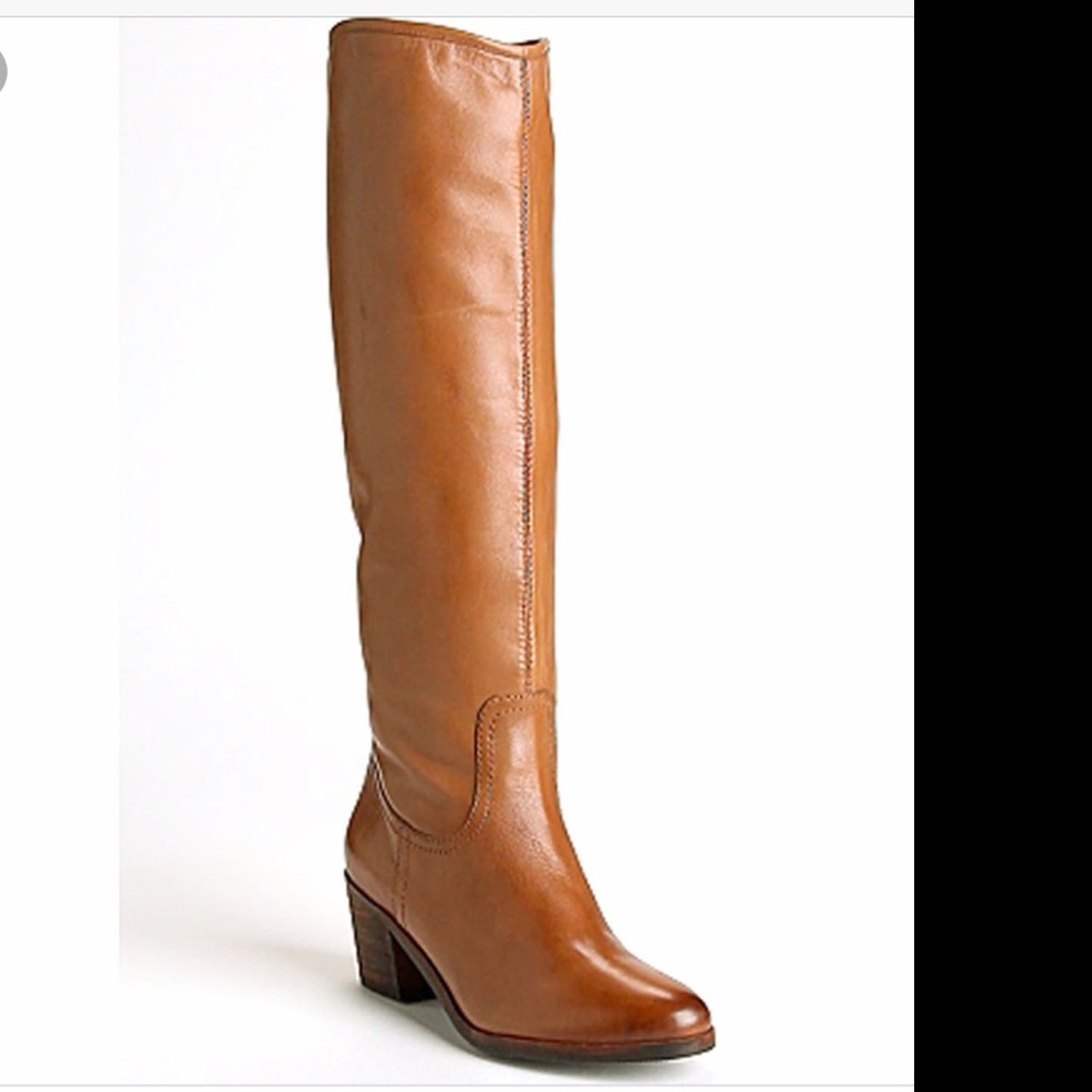 Sam Edelman ‘Loren’ leather Boot In Saddle. size 8